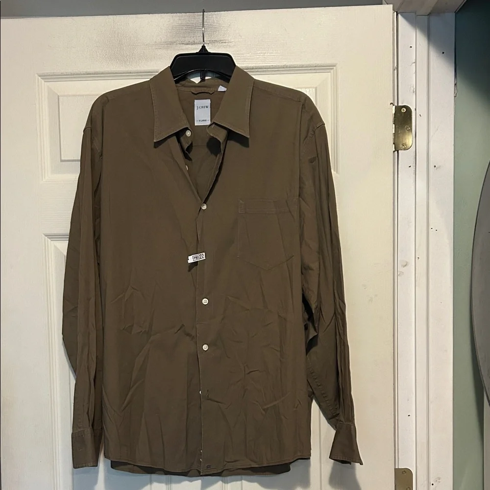 J. Crew Long Sleeve Button Down Shirt Size XL